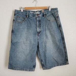 Baggy Carpenter Men's Sz. 36 Y2K Skater Streetwear Grunge Denim Shorts